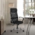 Merax Bürostuhl Drehstuhl Schreibtischstühle Ergonomischer Design Chefsessel mit Kopfstütze, Netzrückenlehne/Wippfunktion (Schwarz) - 6