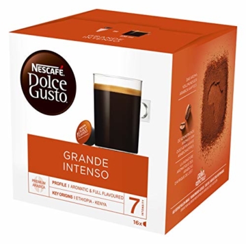 NESCAFÉ Dolce Gusto Grande Intenso | 48 Kaffeekapseln | Arabica Bohnen aus Ostafrika und Südamerika | Haselnussbraune Crema | Aromaversiegelte Kapseln | 3er Pack (3 x 16 Kapseln) - 4