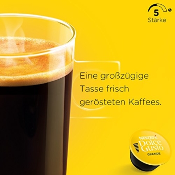 NESCAFÉ Dolce Gusto Grande Kaffee 54 Kaffeekapseln (100% Arabica Bohnen, Feine Crema und kräftiges Aroma, Schnelle Zubereitung, Aromaversiegelte Kapseln) 3er Pack (3 x 16 + 2 Kapseln) - 4