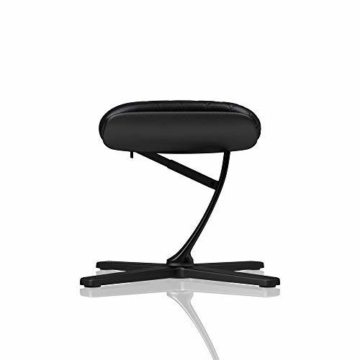 noblechairs Fußstütze für Gaming-Stühle/Bürostühle - PU-Kunstleder - Neigbar um 57° - Schwarz - 2