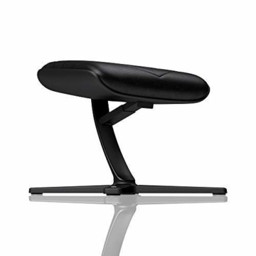 noblechairs Fußstütze für Gaming-Stühle/Bürostühle - PU-Kunstleder - Neigbar um 57° - Schwarz - 3