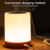 omitium Nachttischlampe, LED Nachtlampe mit Dimmer 360° Berührungssensor USB Aufladbar Tragbare 16 Farben Tischleuchte für Kinder Schlaf Zimmer Camping (Warmweiß) - 6
