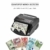 QWERTOUY Mehrwährungs-Banknotenzähler-Bargeldschein-automatischer Zählmaschine IR/DD ermitteln LCD-Anzeige für US-Dollar Euro - 2