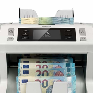 Safescan 2610 - High-Speed Banknotenzähler für sortierte Geldscheine, mit 2-facher Falschgeldprüfung - 4