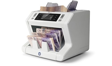 Safescan 2685-S - High-Speed Banknotenzähler mit Wertzählung für gemischte Geldscheine, mit 7-facher Falschgeldprüfungbanknote - 100%ige Sicherheit - 7