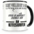 Samunshi® Tasse Kitesurfen mit Spruch Kite surfing Geschenke für Mann Frau Kaffeetasse groß Lustige Tassen witzige Teetasse XXL schwarz - 1