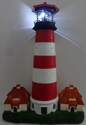 Solarleuchte Leuchtturm rot Westerhever 16422 Besondere Solarleuchte 27x12x40 cm - 4