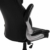 SONGMICS Bürostuhl, Chefsessel, Drehstuhl, breite Sitzschale mit Federkern, doppelt verdicktes Polster, hohe Rückenlehne, klappbare Armlehnen, mit Wippfunktion, Bezug aus PU Leder, schwarz, OBG94BK - 2