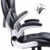 SONGMICS Racing Stuhl Bürostuhl Gaming Stuhl Chefsessel Drehstuhl PU, schwarz, OBG51B - 3