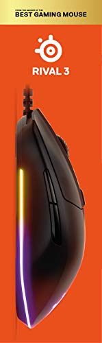 SteelSeries Rival 3 - Gaming Maus - 8.500 Cpi Truemove Core Optischer Sensor - 6 Programmierbare Tasten - Split-Trigger-Tasten [ - 14