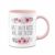 Tassenbrennerei Tasse mit Spruch Halt doch Bitte mal die Fresse - Blumig - Kaffeetasse lustig - Spülmaschinenfest (Rosa) - 1
