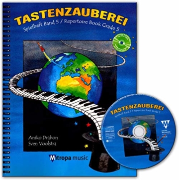 Tastenzauberei Spielheft Band 5 - Klavierschule mit Audio-CD ISBN 9789043145961 - Deutsch, mit CD - 1
