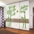 ufengke® Grüner Bambus und der Vogel Wandsticker, Wohnzimmer Schlafzimmer Entfernbare Fenstersticker Wandtattoos Wandbilder - 4