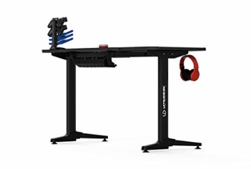 Ultradesk Frag Graphit - Computertisch, Schreibtisch, Gaming Tisch mit Mauspad und Zubehör, L: 140cm T: 66cm H: 76cm - 2