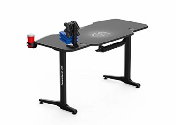 Ultradesk Frag Graphit - Computertisch, Schreibtisch, Gaming Tisch mit Mauspad und Zubehör, L: 140cm T: 66cm H: 76cm - 5
