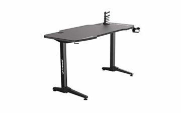 Ultradesk Frag Schwarz - Computertisch, Schreibtisch, Gaming Tisch mit Mauspad und Zubehör, L: 140cm T: 66cm H: 76cm - 2