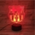 WoloShop LED-Lampe/LED-Nachtlicht mit Farbwechsel, Design: FC Barcelona, Aufladung per USB - 4