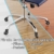 XeloTech 5er Set Hartboden-Rollen für Bürostuhl - 11mm x 22 mm - Sehr leise Bürostuhlrollen - Nie Wieder Bodenschutzmatte - Keine Kratzer im Boden mit diesen Premium Rollen - 7