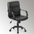 64Gril Bürostuhl Kunstleder Office Chair höhenverstellbar Drehstuhl für Büro/Wohnzimmer, Schwarz (Schwarz) - 2