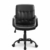 64Gril Bürostuhl Kunstleder Office Chair höhenverstellbar Drehstuhl für Büro/Wohnzimmer, Schwarz (Schwarz) - 4