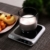Aiboria Kaffeetassenwärmer, 10-W-Smart-Touchscreen-Getränkewärmer mit automatischer Abschalt-Schwerkraftinduktion für Schreibtisch und Haushalt, 3 einstellbare Temperaturstufen (Weiß + Schwarz) - 3