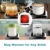 Aiboria Kaffeetassenwärmer, 10-W-Smart-Touchscreen-Getränkewärmer mit automatischer Abschalt-Schwerkraftinduktion für Schreibtisch und Haushalt, 3 einstellbare Temperaturstufen (Weiß + Schwarz) - 7