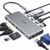 AUKEY Docking Station, 12 Ports USB C Hub Triple Display mit Ethernet,4K HDMI,VGA,2 USB 3.0,2 USB 2.0,100W PD, USB C Datenanschluss und SD/TF Kartenleser Kompatibel mit MacBook und Mehr Type C Laptops - 1