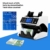 Banknotenzähler für Gemischte Geldscheine mit Wertzählung MUNBYN UV MG IR UV MW 3D SN 2 CIS Geldzählmaschine Banknotenzählmaschine für Euro-Banknoten - 6