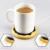 Cabilock USB-Beheizte Kaffeetasse Wärmer Donut-Untersetzer für Den Home-Office-Schreibtisch(Gelber Kaffee) - 4