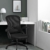 COMHOMA Bürostuhl Schreibtischstuhl Ergonomischer Drehstuhl Chefsessel Netz Stuhl Black - 5