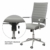 eclife Ergonomischer Bürostuhl, Chefsessel Schreibtischstuhl drehstuhl mit Höhenverstellbare Armlehne, hoher Rückenlehne, Neigungsfunktion, Lordosenstütze, Chrome-Rädern (Grau) - 4