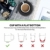 Embid Tassenwärmer, Kaffeetassenwärmer, Smart Elektrischer Getränkewärmer mit Elektrischer Heizplatte, Büro Touch-Kaffeewärmer mit Zwei Temperatureinstellungen, für Tee Kaffee Milch - 5