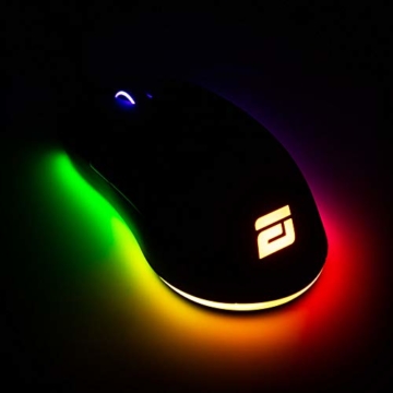 ENDGAME GEAR XM1 RGB Gaming Maus - PMW3389-Sensor - RGB-Beleuchtung - 50 bis 16.000 CPI - 5 Tasten - 60M Switches - Schwarz - 5
