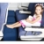 Fußstütze Kissen für Flugreisen, WeTong Tragbare Fußauflage Aufblasbare Reisekissen Bein Kissen Fusskissen Flugzeug Komfortableres Aufblasbare Fußstütze für Kinder Schlafen auf dem Auto/Flug (Blau) - 5