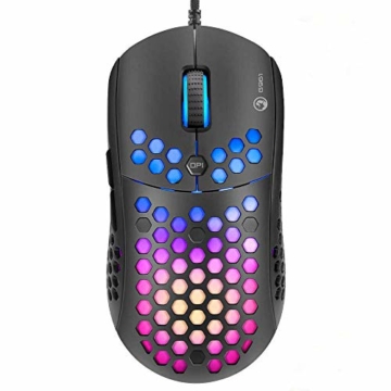 Gaming Maus RGB-MARVO Gaming Maus PC mit RGB Beleuchtung, 12000 DPI Optischer Sensor, 6 Programmierbaren Tasten,Leichtgewicht, Wired Gaming Mouse für Gamer - 1