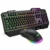 havit Gaming Tastatur und Maus Set, Gaming Tastatur mit LED Hintergrundbeleuchtung QWERTZ (DE-Layout), Wired Gaming Maus mit 4800 DPI und 6 programmierbare Tasten (Schwarz) - 1
