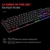 havit Mechanische Gaming Tastatur, QWERTZ Tastatur (Deutsches Layout) mit roten Schaltern, Mechanische Tastatur für PC Gamer und Arbeits, Schwarz (HV-KB432L) - 3