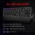 havit Mechanische Gaming Tastatur und Maus Set,  RGB Hintergrundbeleuchtung QWERTZ (DE-Layout), Aluminiumoberfläche und Handballenauflage, 4800DPI RGB Wired Gaming Maus mit 7 Tasten (Schwarz) - 5