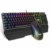 havit Mechanische Gaming Tastatur und Maus Set,  RGB Hintergrundbeleuchtung QWERTZ (DE-Layout), Aluminiumoberfläche und Handballenauflage, 4800DPI RGB Wired Gaming Maus mit 7 Tasten (Schwarz) - 1