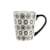 H&H Vhera 6er Set Becher Mug, Stoneware, 350 ml, Schwarz/Weiß - 5