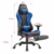 Homall Gaming Stuhl Racing Bürostuhl Ergonomischer Schreibtischstuhl mit Fußstütze PC Computerstuhl Gamer Drehstuhl mit Kopfstütze und Lendenkissen (Blau) - 4