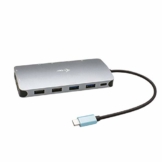 i-tec USB-C 3X Full HD Metall Nano Docking Station - 2X DisplayPort 1x HDMI 1x GLAN 1x USB-C 2X USB 3.1 2X USB 2.0 1x Audio mit Power Delivery 100W - 1