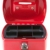 Idena 50031 - Geldkassette Mini, Größe 125 x 95 x 60 mm, Farbe Rot, 1 Stück - 2
