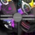 Kabellose Gaming-Maus, RGB, mehrfarbig, wiederaufladbar, leise, Computerzubehör, für zu Hause, Büro, Spiele, 7 Tasten, mehrere Funktionen (schwarz) - 2