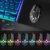 Kabellose Gaming-Maus, RGB, mehrfarbig, wiederaufladbar, leise, Computerzubehör, für zu Hause, Büro, Spiele, 7 Tasten, mehrere Funktionen (schwarz) - 5