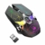 Kabellose Gaming-Maus, RGB, mehrfarbig, wiederaufladbar, leise, Computerzubehör, für zu Hause, Büro, Spiele, 7 Tasten, mehrere Funktionen (schwarz) - 1