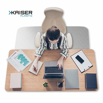 KAISER PLASTIC® ECO Bodenschutzmatte | 75 x 120 cm | Hartboden | Made-In-Germany - 6