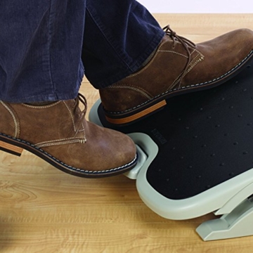 Kensington ergonomische Fußstütze SoleMate Plus für eine verbesserte Körperhaltung, Minderung chronischer Rückenschmerzen und orthopädische Entlastung, schwarz/Grau, 56146 - 3