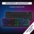 KLIM Chroma Wireless Gaming Tastatur Kabellos QWERTZ DEUTSCH + Langlebig, Ergonomisch, Wasserdicht, Leise + RGB Kabellose Tastatur Gaming für PC PS4 Mac + Neue 2020 Version + Schwarz - 2