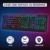 KLIM Chroma Wireless Gaming Tastatur Kabellos QWERTZ DEUTSCH + Langlebig, Ergonomisch, Wasserdicht, Leise + RGB Kabellose Tastatur Gaming für PC PS4 Mac + Neue 2020 Version + Schwarz - 6